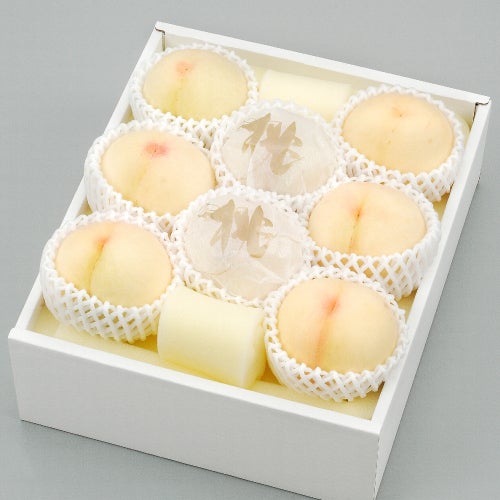 送料無料【ASH-8】 岡山県産 清水白桃 8玉 【7月中旬～】 | うまいな岡山
