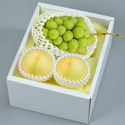 ※ここあ　岡山県産 さんようの桃　2箱 岡山県赤磐産 白桃ギフト 2Kg（6個入り）化粧箱 | 赤磐産 桃