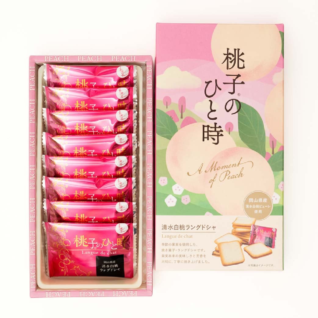 清水白桃ラングドシャ
