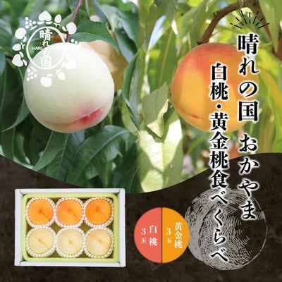 白桃＆黄金桃食べ比べ